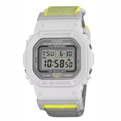 CASIO G-SHOCK DW-5600MNC-7A8 GREY CLOTH BAND DIGITAL MEN WATCH